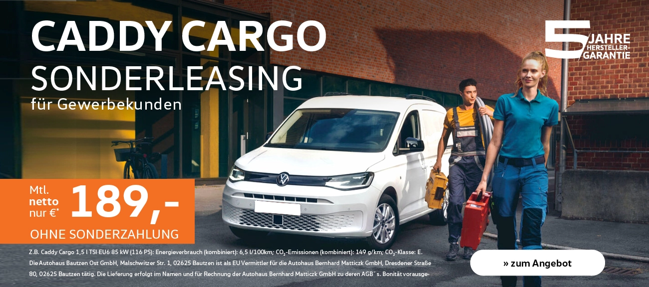 Online Caddy Cargo Gewerbe 