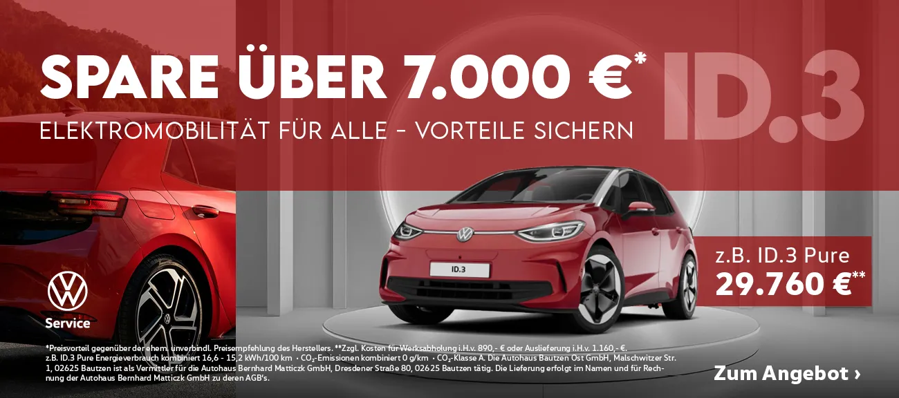 VW ID.3 Aktionsangebot
