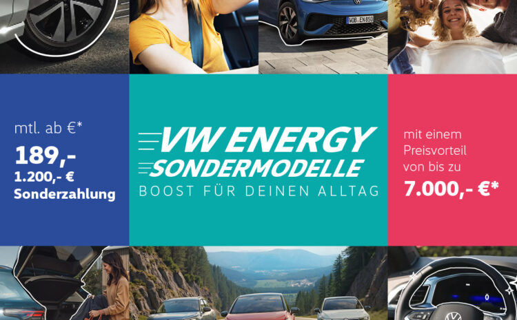  VW ENERGY Sondermodelle