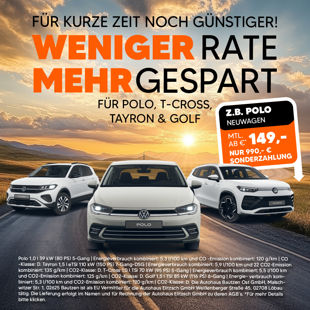 VW Plus Leasing Aktion