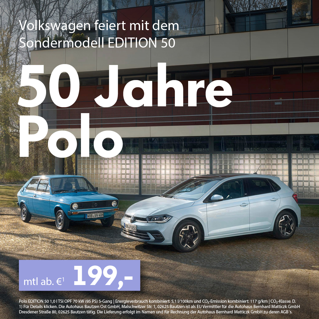 BEITRAGSBILD VW POLO EDITION 50